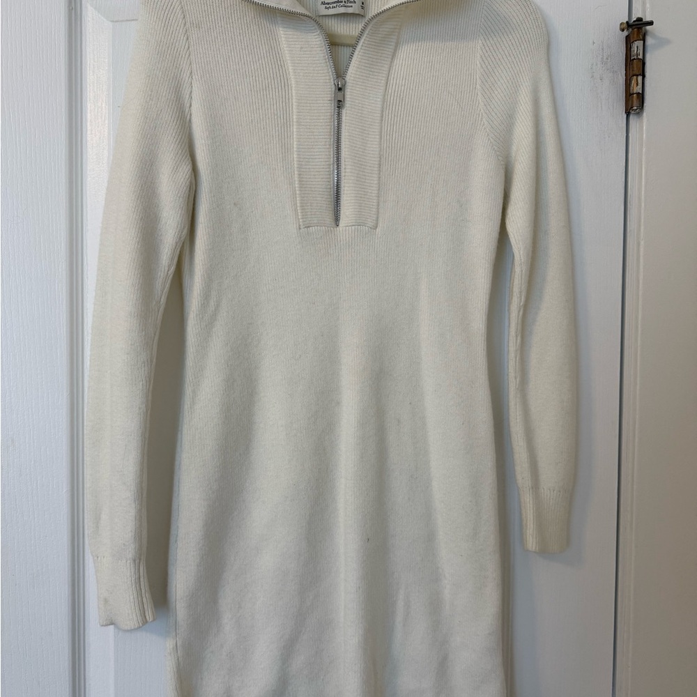 Abercrombie Cream Sweater Dress